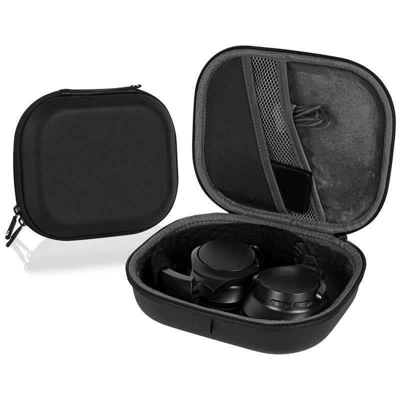 Linkidea Headphone Carrying Case Compatible with Anker Soundcore Life Q20i, Life Q20, Q30, Q35 Hybrid Earphones, Travel Bag Hard Shell Protective Case with Cable - Image 1